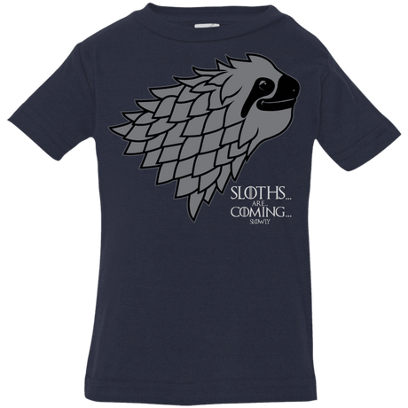 T-Shirts Navy / 6 Months Sloths.. are.. co.. Infant Premium T-Shirt