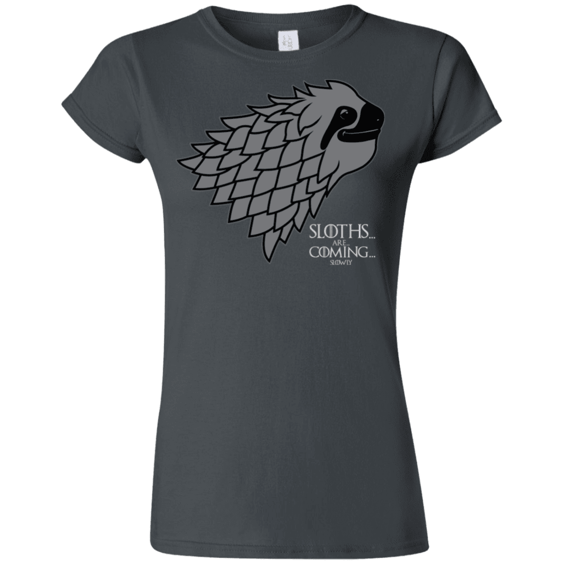 T-Shirts Charcoal / S Sloths.. are.. co.. Junior Slimmer-Fit T-Shirt