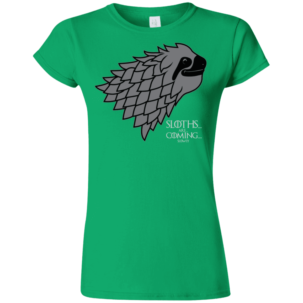 T-Shirts Irish Green / S Sloths.. are.. co.. Junior Slimmer-Fit T-Shirt