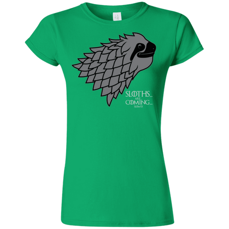 T-Shirts Irish Green / S Sloths.. are.. co.. Junior Slimmer-Fit T-Shirt