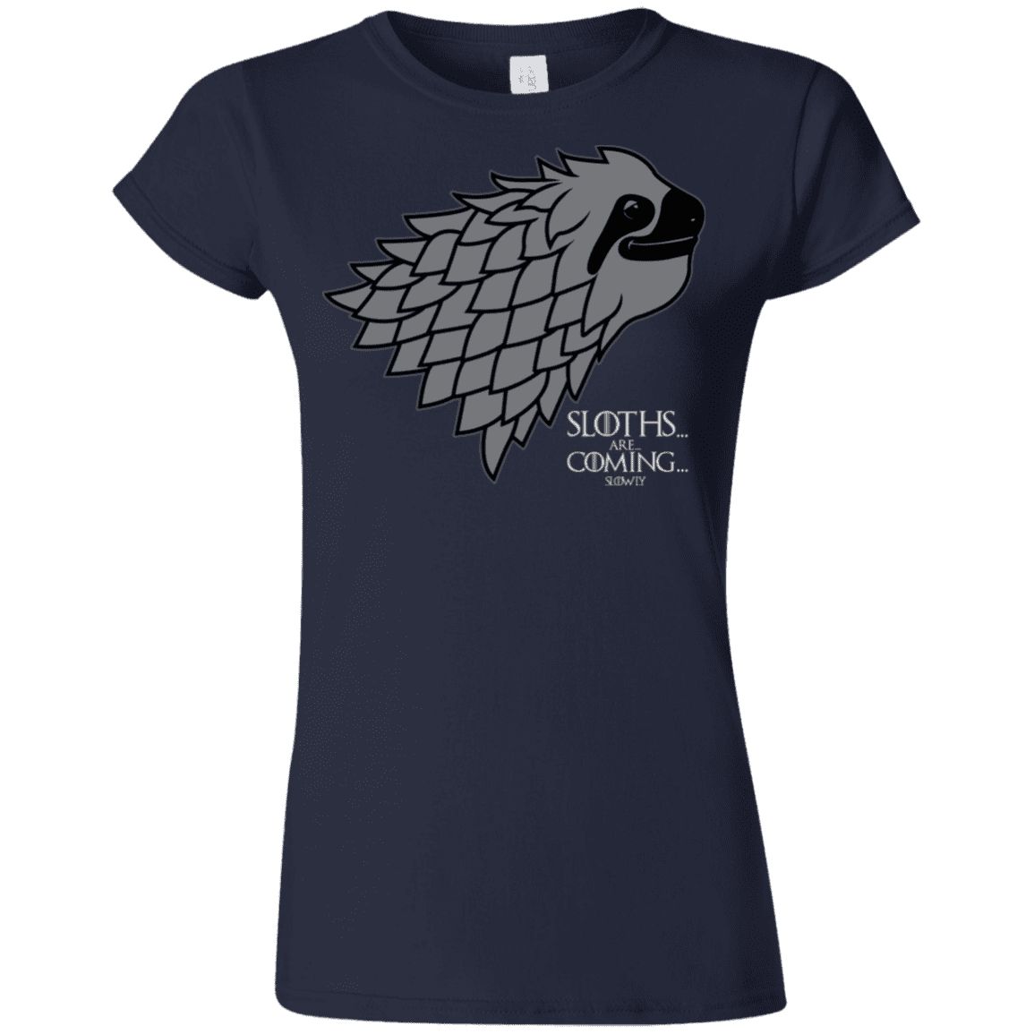 T-Shirts Navy / S Sloths.. are.. co.. Junior Slimmer-Fit T-Shirt