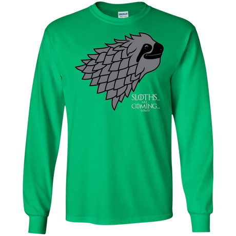 T-Shirts Irish Green / S Sloths.. are.. co.. Men's Long Sleeve T-Shirt