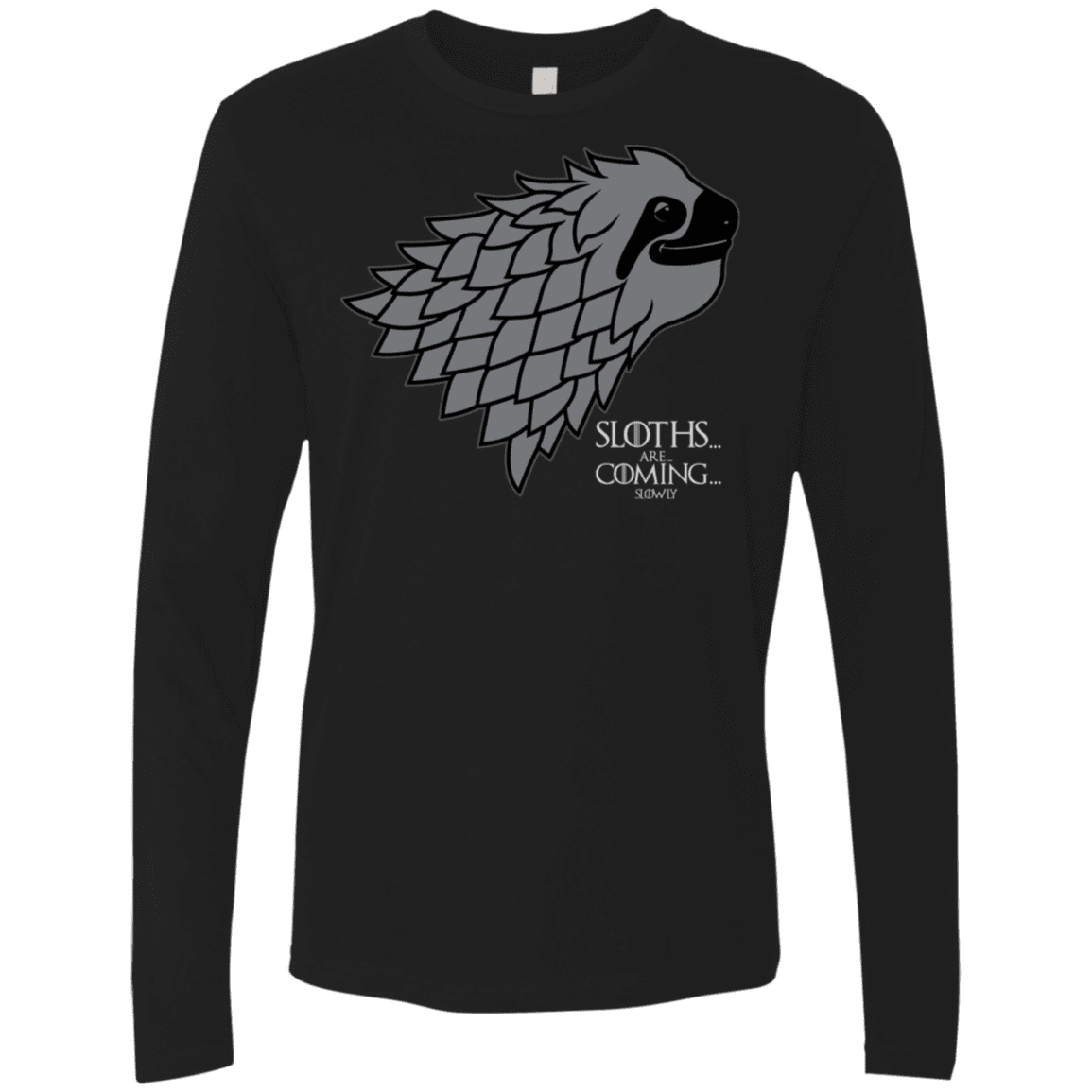 T-Shirts Black / S Sloths.. are.. co.. Men's Premium Long Sleeve