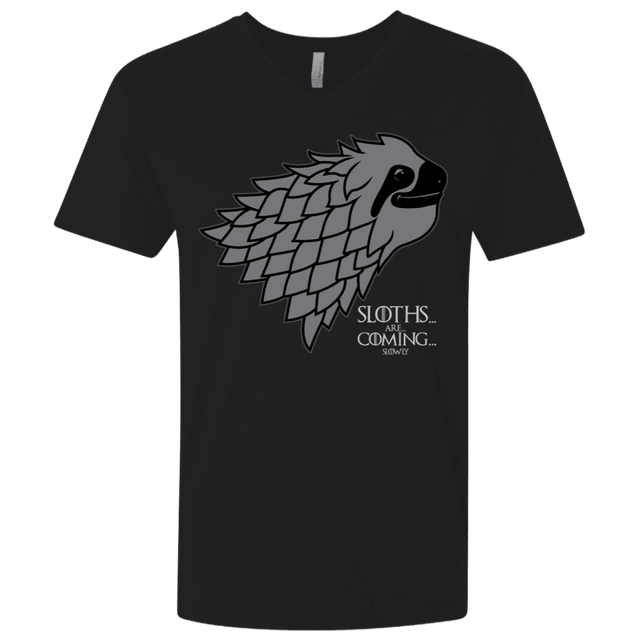 T-Shirts Black / X-Small Sloths.. are.. co.. Men's Premium V-Neck