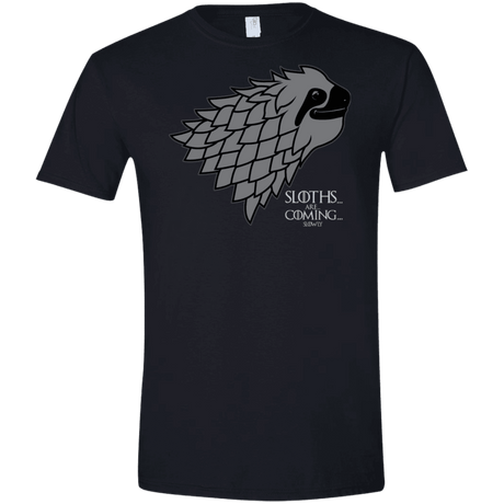 T-Shirts Black / X-Small Sloths.. are.. co.. Men's Semi-Fitted Softstyle