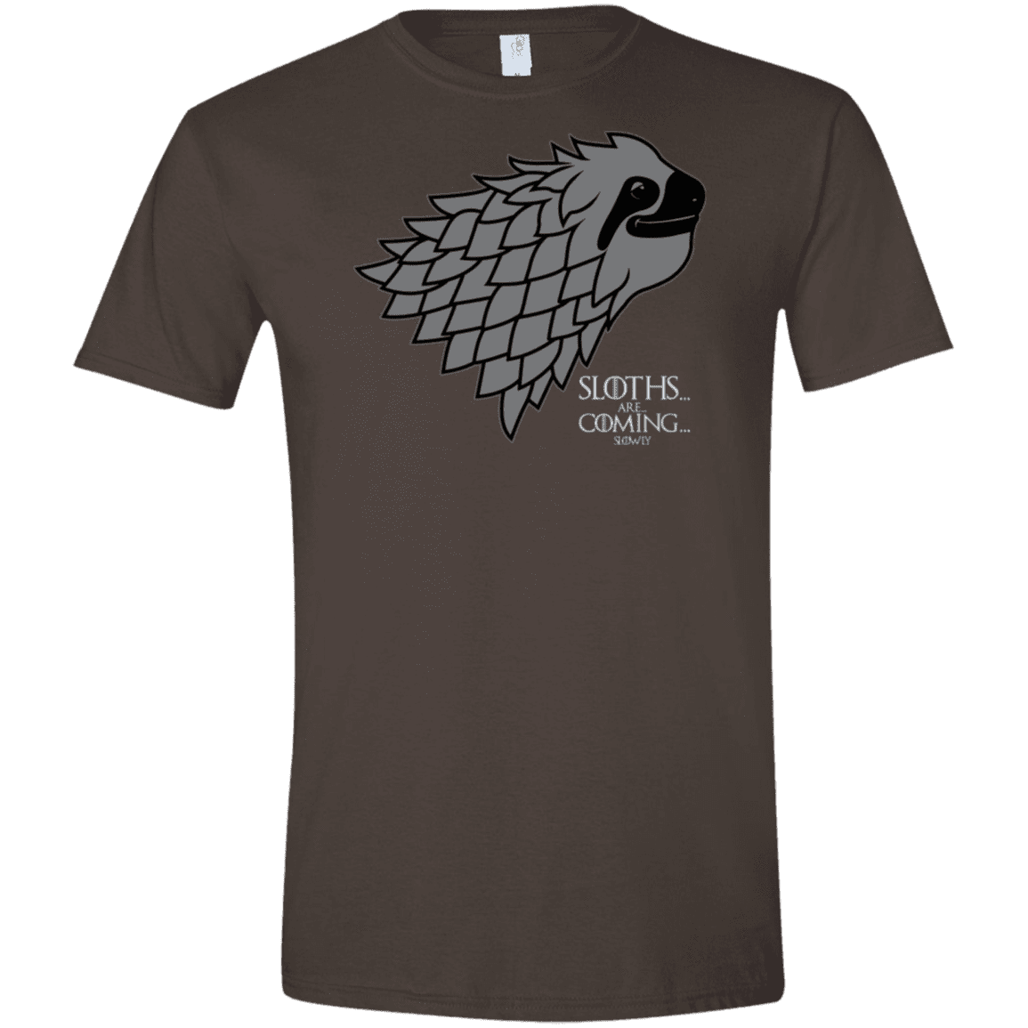 T-Shirts Dark Chocolate / S Sloths.. are.. co.. Men's Semi-Fitted Softstyle