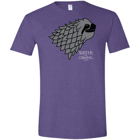T-Shirts Heather Purple / S Sloths.. are.. co.. Men's Semi-Fitted Softstyle
