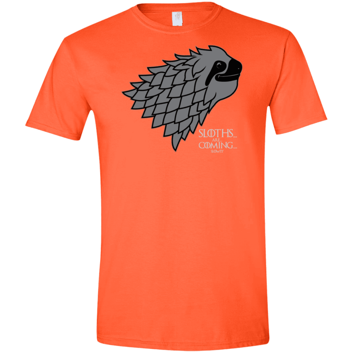 T-Shirts Orange / S Sloths.. are.. co.. Men's Semi-Fitted Softstyle