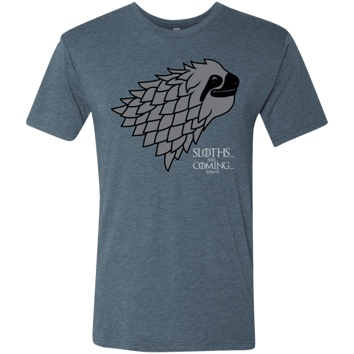 T-Shirts Indigo / S Sloths.. are.. co.. Men's Triblend T-Shirt