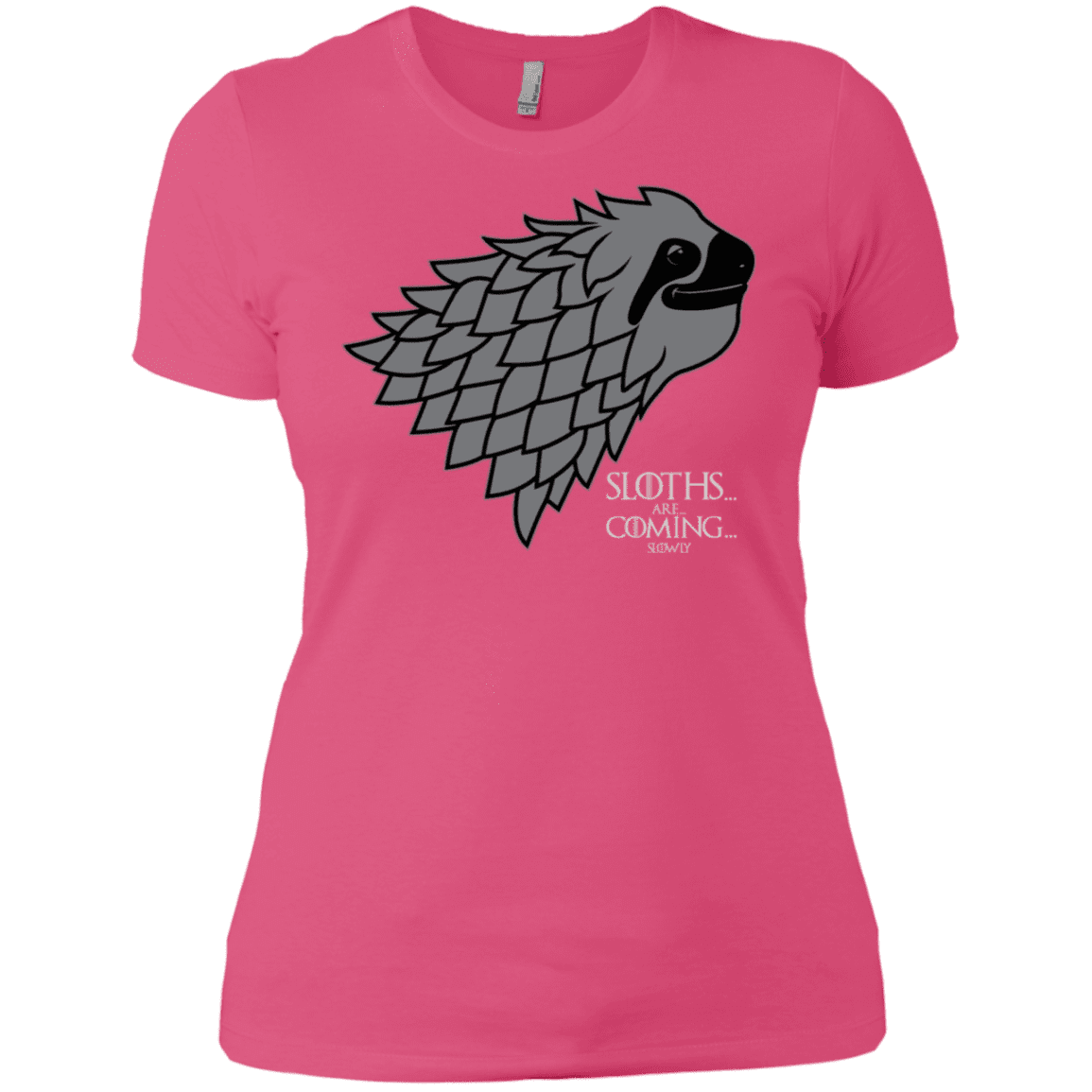 T-Shirts Hot Pink / X-Small Sloths.. are.. co.. Women's Premium T-Shirt