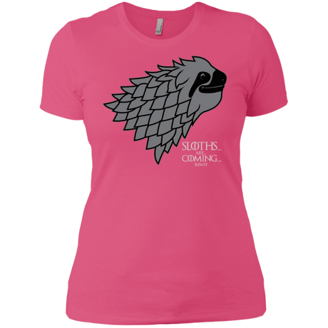 T-Shirts Hot Pink / X-Small Sloths.. are.. co.. Women's Premium T-Shirt