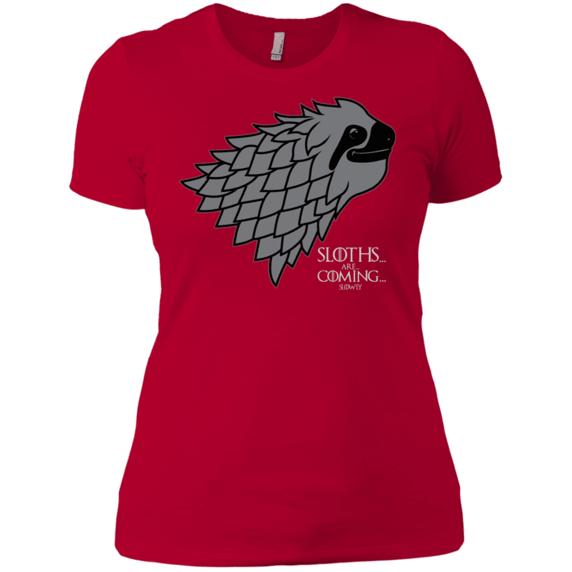 T-Shirts Red / X-Small Sloths.. are.. co.. Women's Premium T-Shirt
