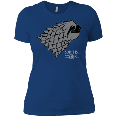 T-Shirts Royal / X-Small Sloths.. are.. co.. Women's Premium T-Shirt