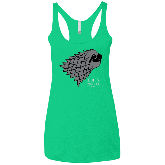 T-Shirts Envy / X-Small Sloths.. are.. co.. Women's Triblend Racerback Tank