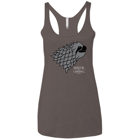 T-Shirts Macchiato / X-Small Sloths.. are.. co.. Women's Triblend Racerback Tank