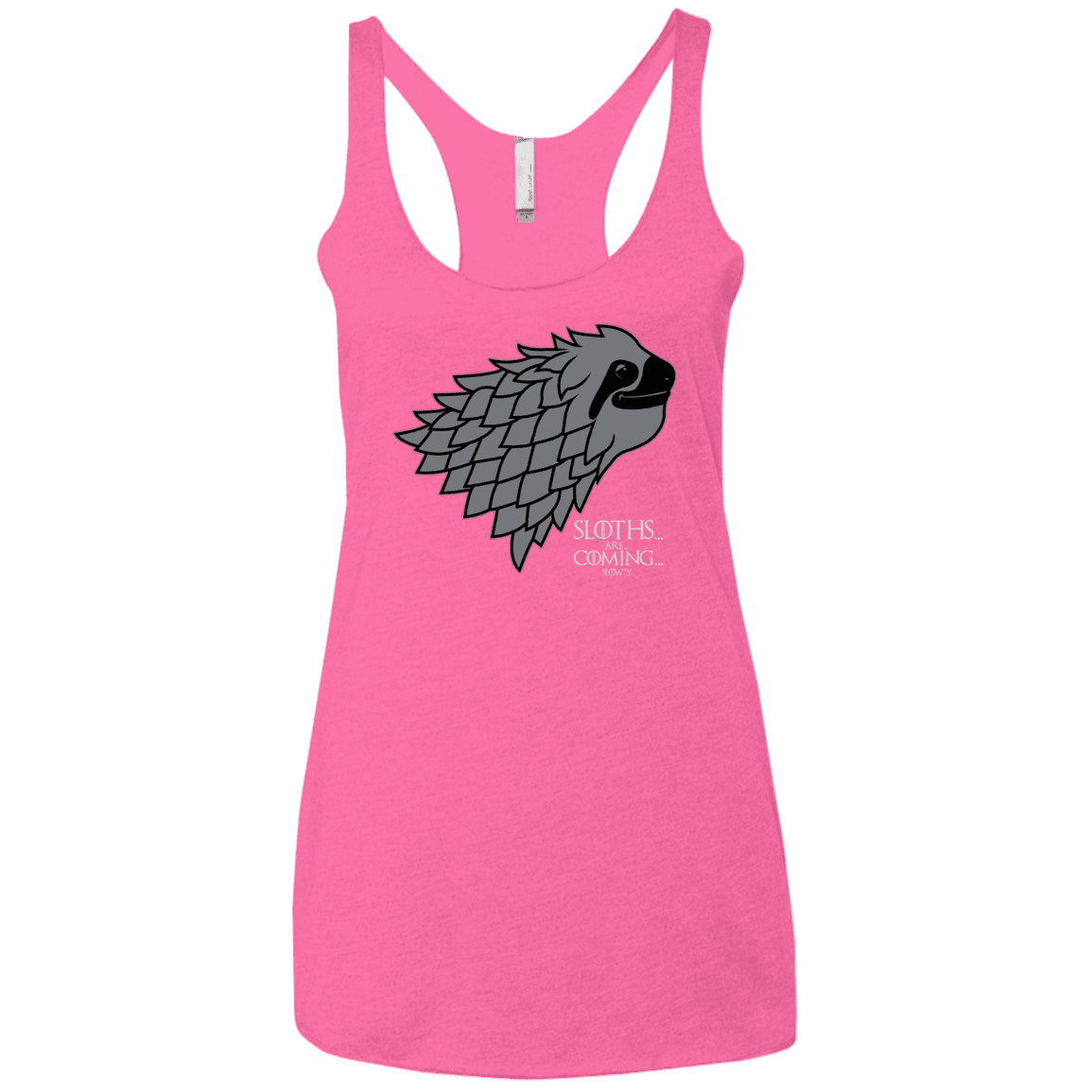 T-Shirts Vintage Pink / X-Small Sloths.. are.. co.. Women's Triblend Racerback Tank
