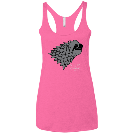 T-Shirts Vintage Pink / X-Small Sloths.. are.. co.. Women's Triblend Racerback Tank