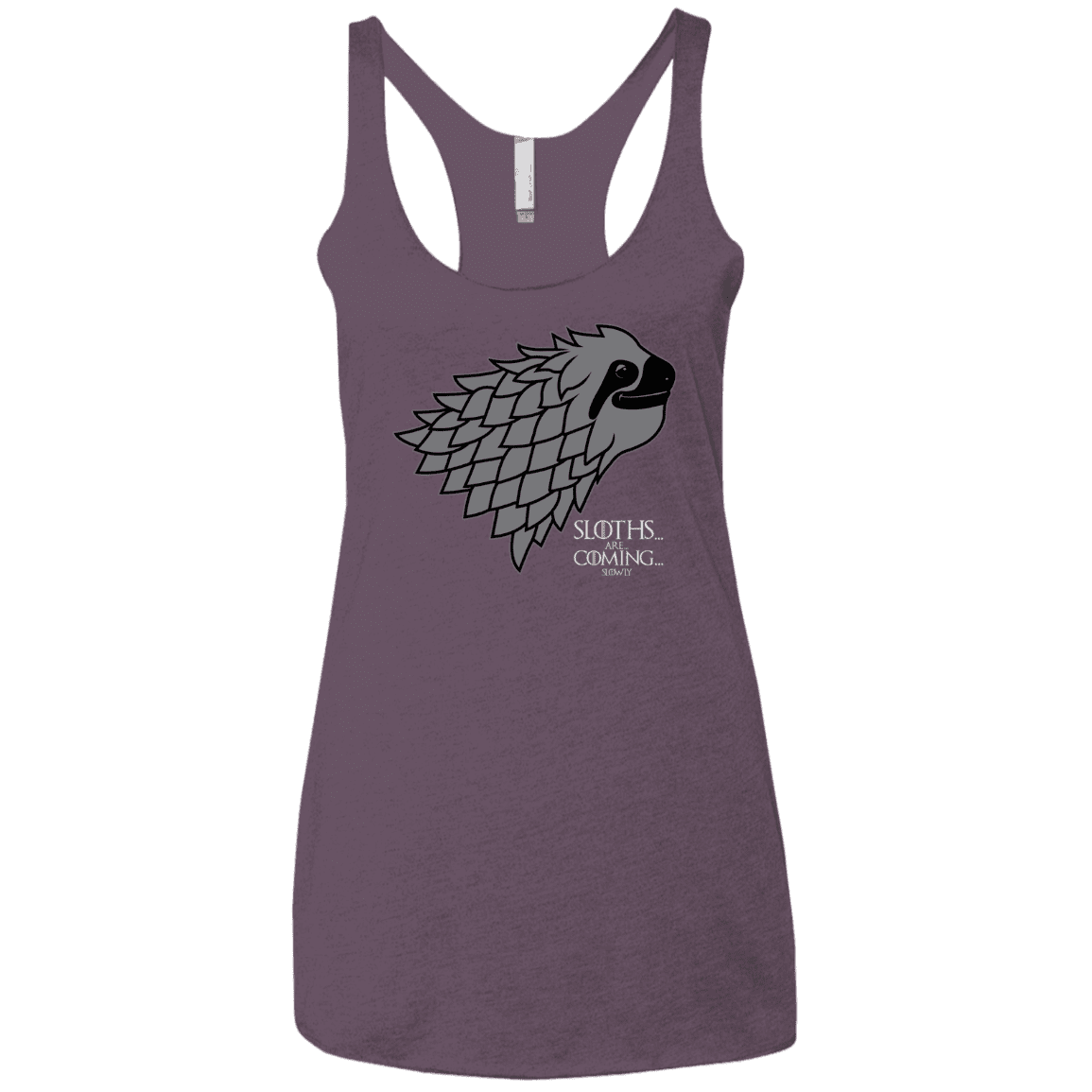 T-Shirts Vintage Purple / X-Small Sloths.. are.. co.. Women's Triblend Racerback Tank