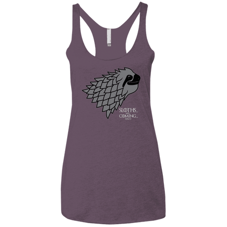 T-Shirts Vintage Purple / X-Small Sloths.. are.. co.. Women's Triblend Racerback Tank