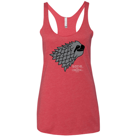 T-Shirts Vintage Red / X-Small Sloths.. are.. co.. Women's Triblend Racerback Tank