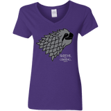 T-Shirts Purple / S Sloths.. are.. co.. Women's V-Neck T-Shirt