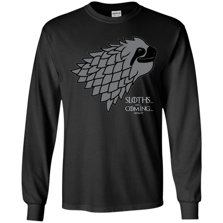 T-Shirts Black / YS Sloths.. are.. co.. Youth Long Sleeve T-Shirt