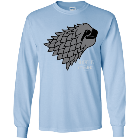 T-Shirts Light Blue / YS Sloths.. are.. co.. Youth Long Sleeve T-Shirt
