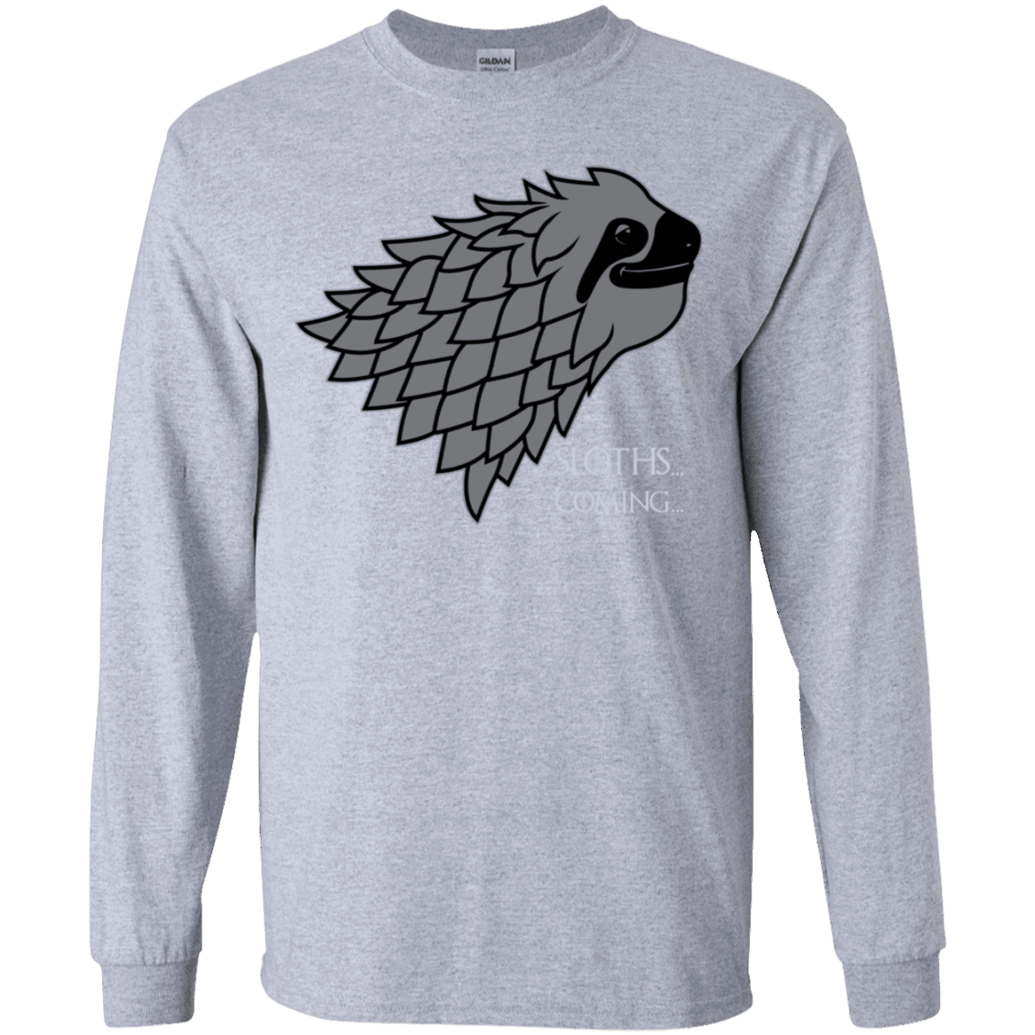 T-Shirts Sport Grey / YS Sloths.. are.. co.. Youth Long Sleeve T-Shirt