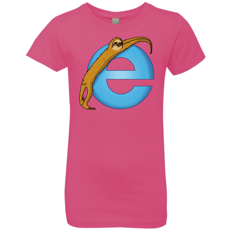 T-Shirts Hot Pink / YXS Slownet Girls Premium T-Shirt