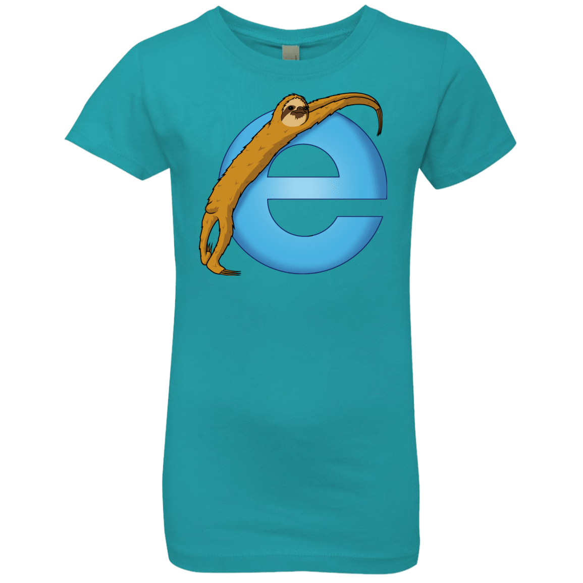 T-Shirts Tahiti Blue / YXS Slownet Girls Premium T-Shirt