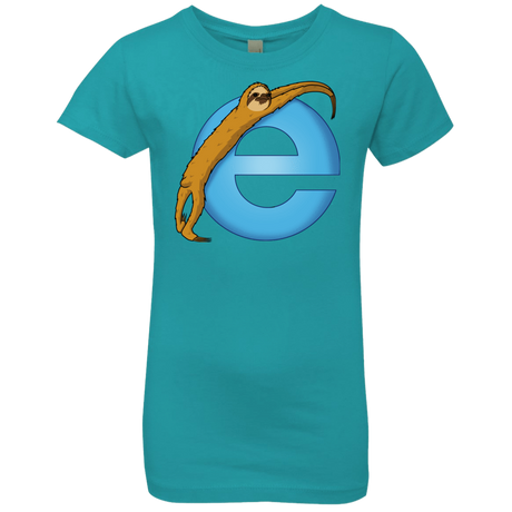 T-Shirts Tahiti Blue / YXS Slownet Girls Premium T-Shirt