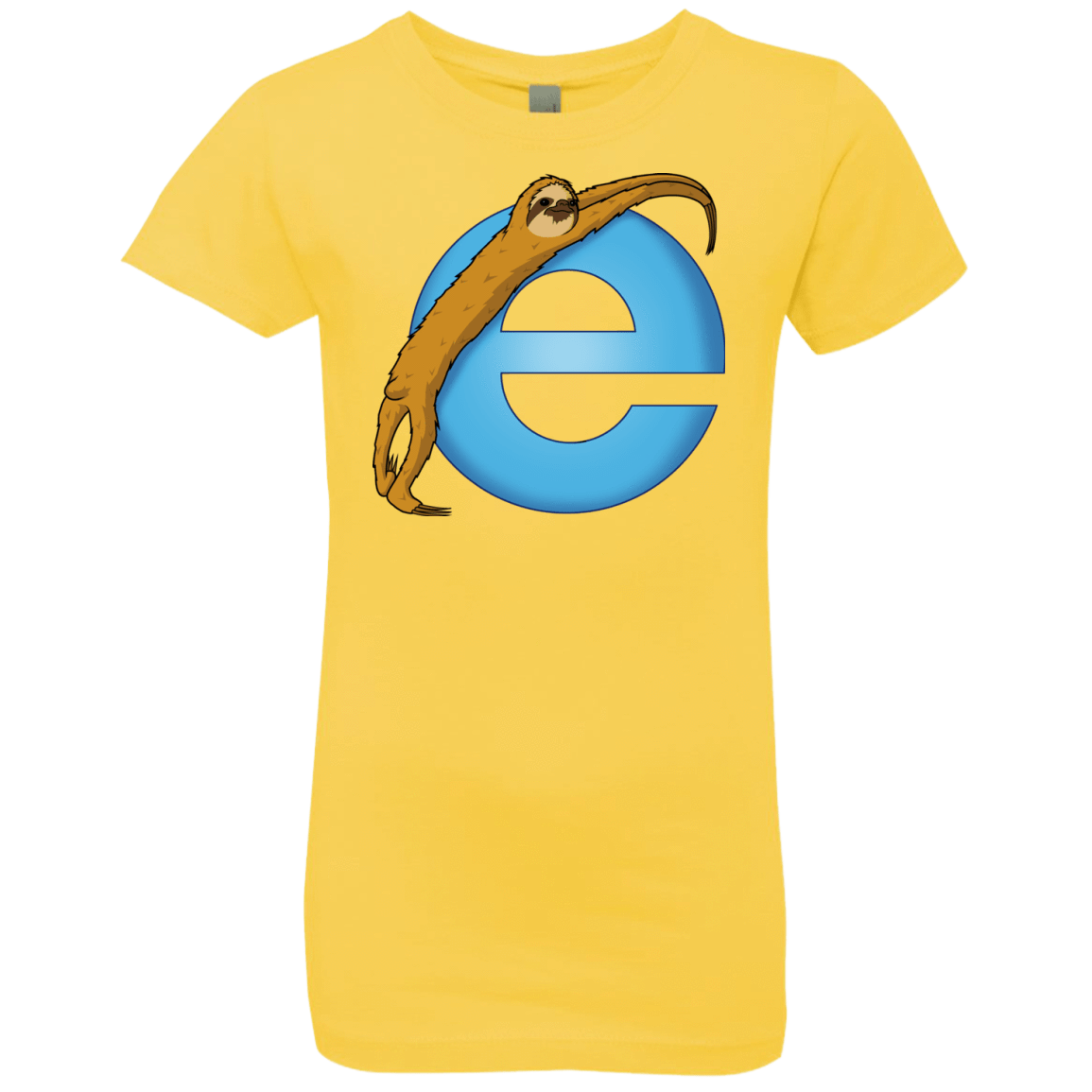 T-Shirts Vibrant Yellow / YXS Slownet Girls Premium T-Shirt