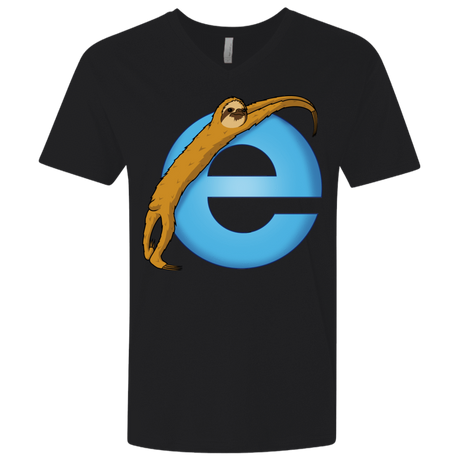 T-Shirts Black / X-Small Slownet Men's Premium V-Neck