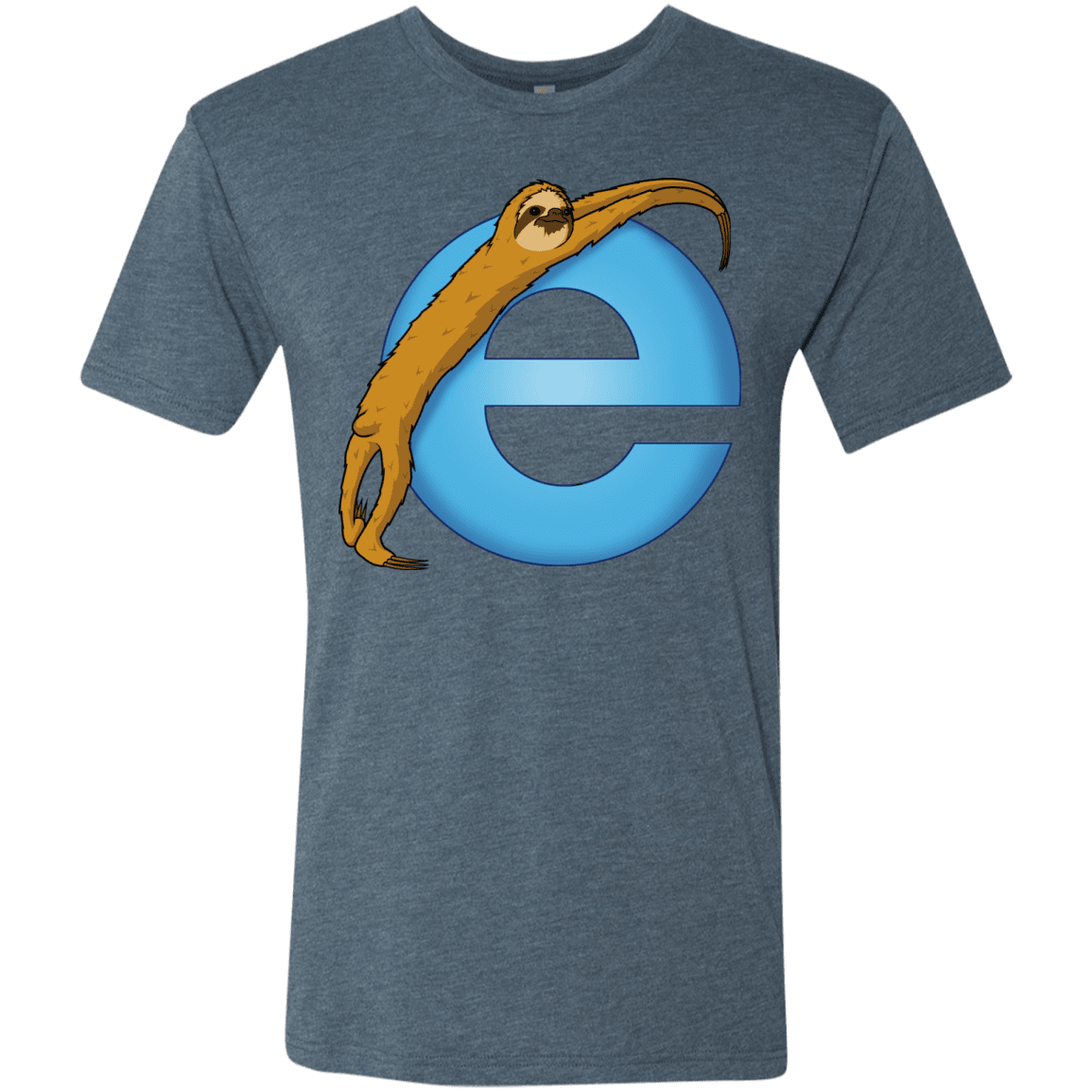 T-Shirts Indigo / S Slownet Men's Triblend T-Shirt