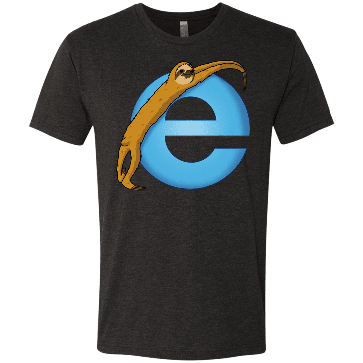 T-Shirts Vintage Black / S Slownet Men's Triblend T-Shirt