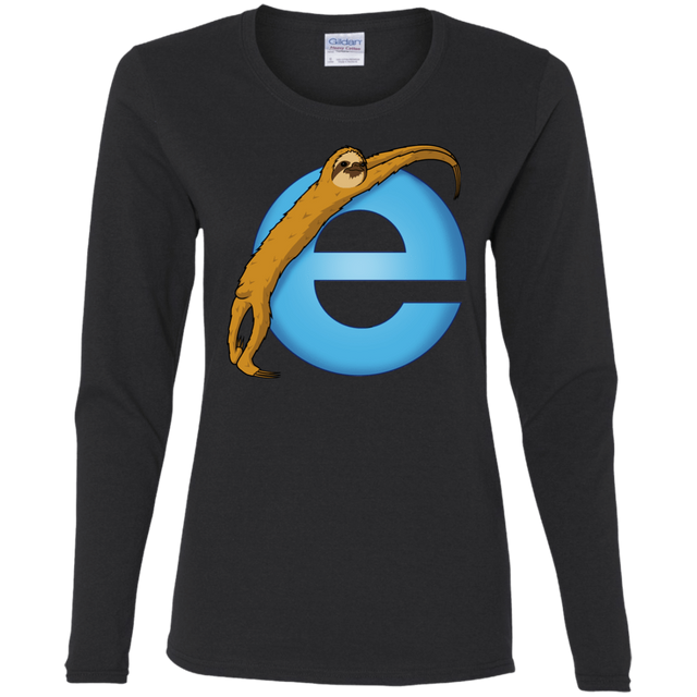 T-Shirts Black / S Slownet Women's Long Sleeve T-Shirt