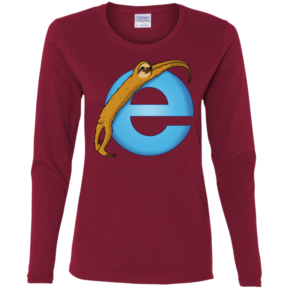 T-Shirts Cardinal / S Slownet Women's Long Sleeve T-Shirt