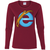T-Shirts Cardinal / S Slownet Women's Long Sleeve T-Shirt