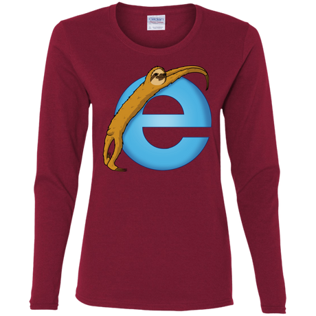 T-Shirts Cardinal / S Slownet Women's Long Sleeve T-Shirt