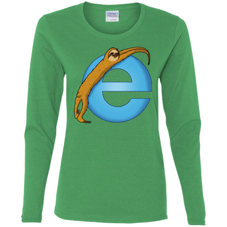T-Shirts Irish Green / S Slownet Women's Long Sleeve T-Shirt