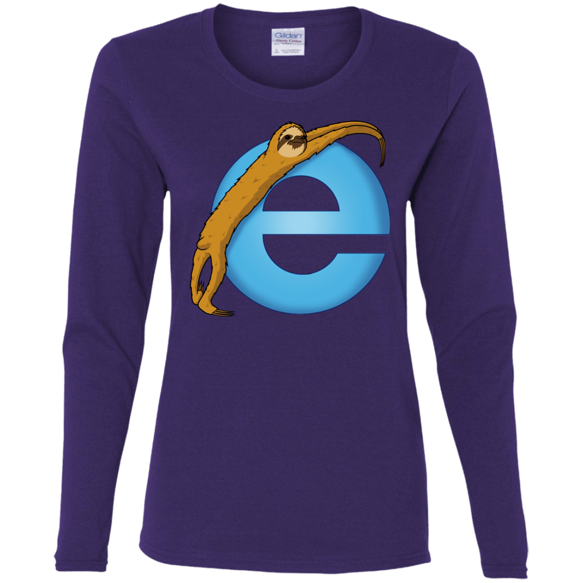 T-Shirts Purple / S Slownet Women's Long Sleeve T-Shirt