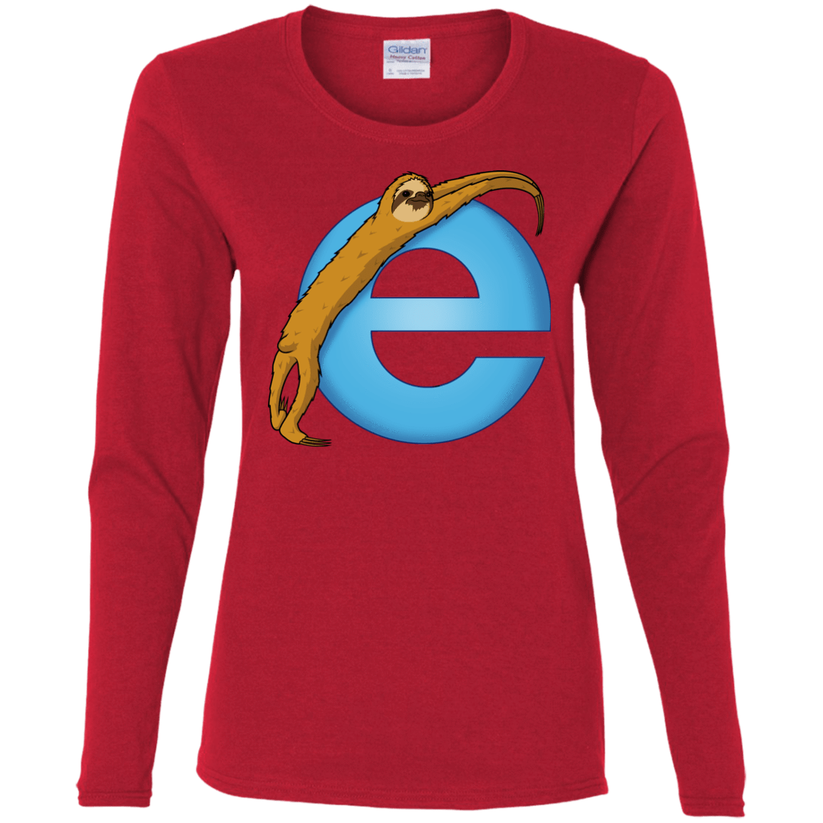T-Shirts Red / S Slownet Women's Long Sleeve T-Shirt