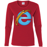 T-Shirts Red / S Slownet Women's Long Sleeve T-Shirt