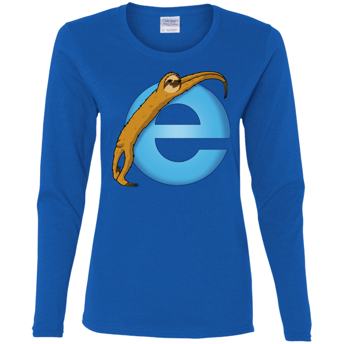 T-Shirts Royal / S Slownet Women's Long Sleeve T-Shirt