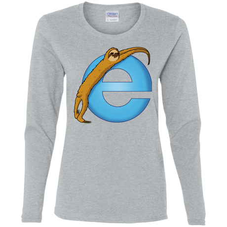 T-Shirts Sport Grey / S Slownet Women's Long Sleeve T-Shirt