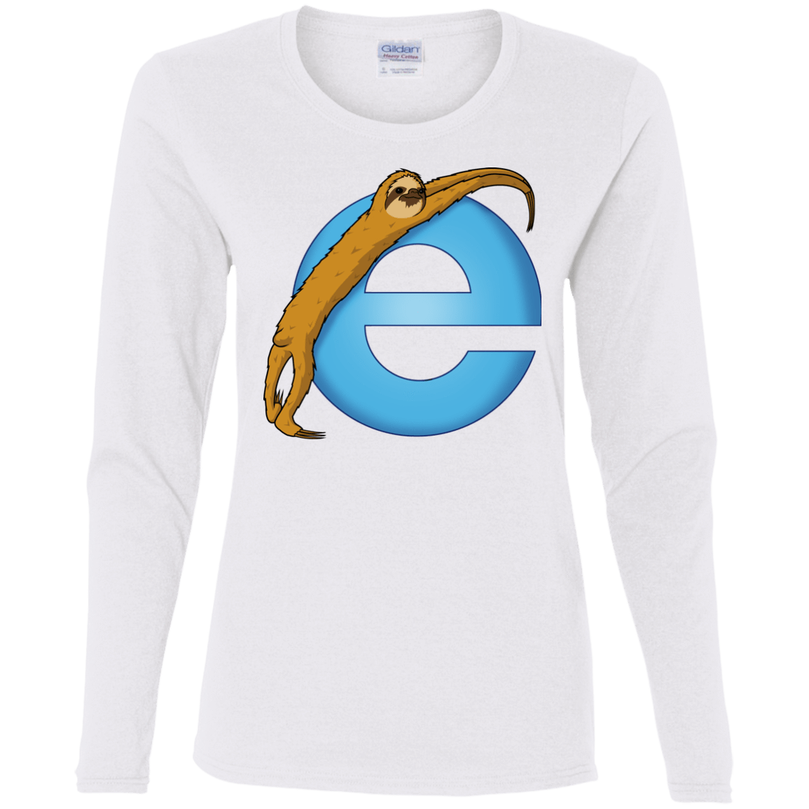 T-Shirts White / S Slownet Women's Long Sleeve T-Shirt