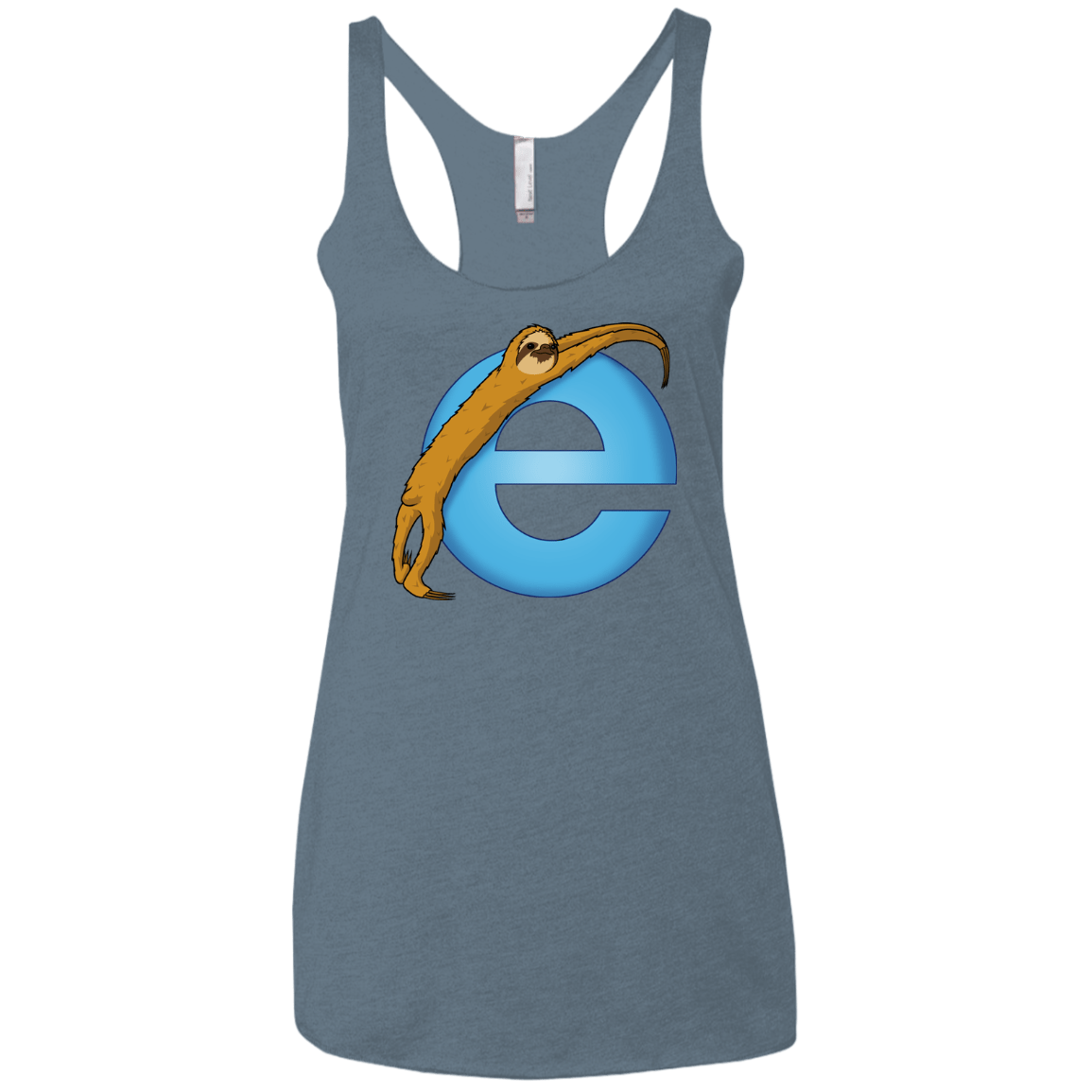 Slownet Women's Triblend Racerback Tank