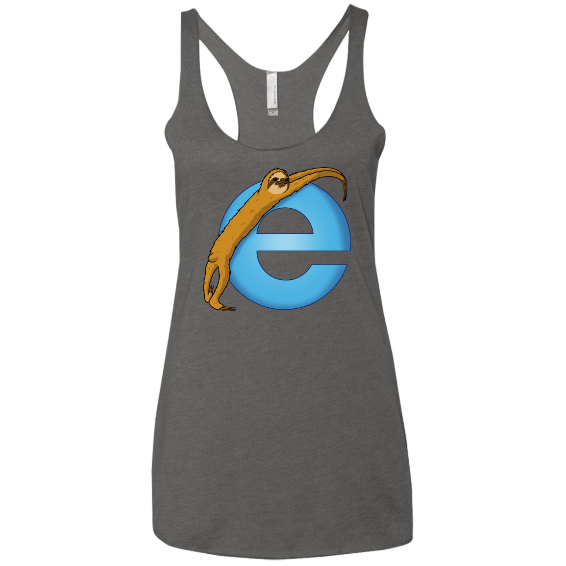 Slownet Women's Triblend Racerback Tank