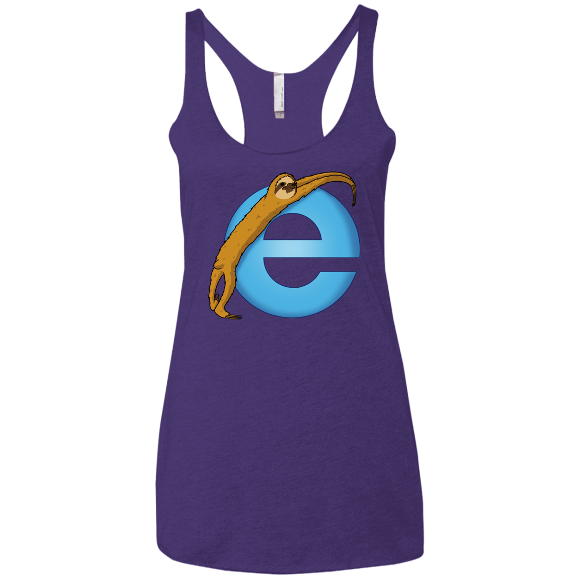 Slownet Women's Triblend Racerback Tank