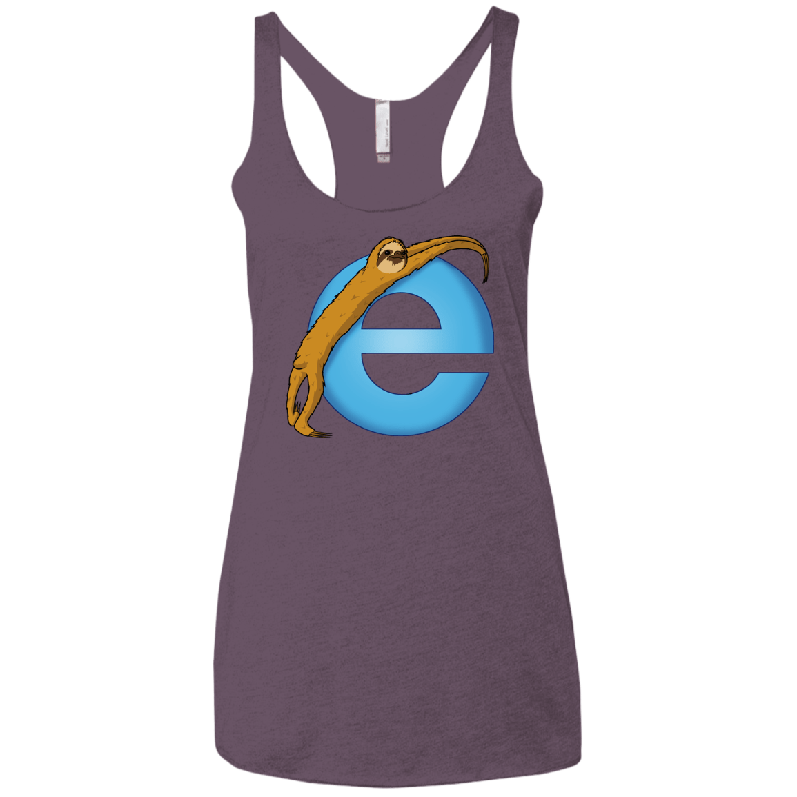 Slownet Women's Triblend Racerback Tank